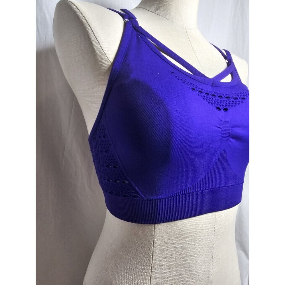 GYMSHARK Energy indigo seamless sports bra- SIZE SMALL - Read Description - Picture 4 of 13